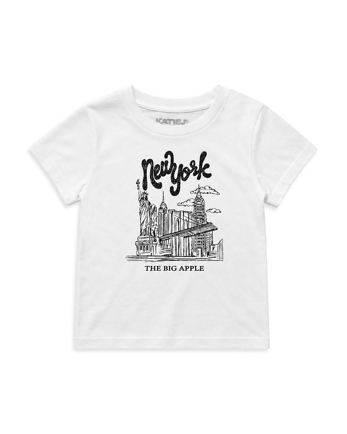 KatieJnyc Girls' Tween Distressed Graphic Tee - Big Kid