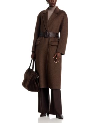 Danielle Wool Blend Belted Coat