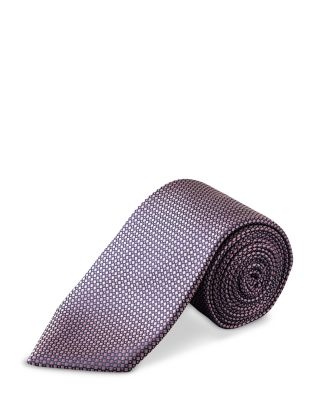 Geometric Woven Silk Tie