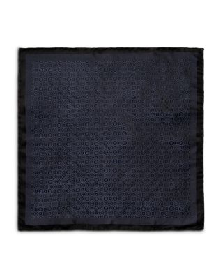 Medallion Woven Silk Pocket Square