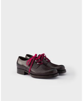  Men's Antiqued Leather Lace-Up Shoes