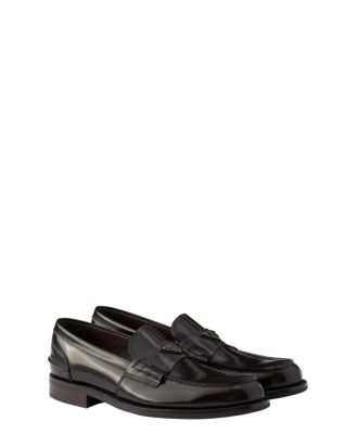  Men's Brushed Leather Loafers