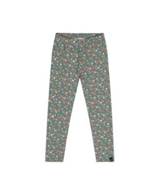 Girls' Organic Cotton Ditsy Floral Elastic Waist Leggings - Baby