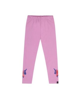 Girls' Organic Cotton Shimmer Detail Jersey Leggings - Little Kid