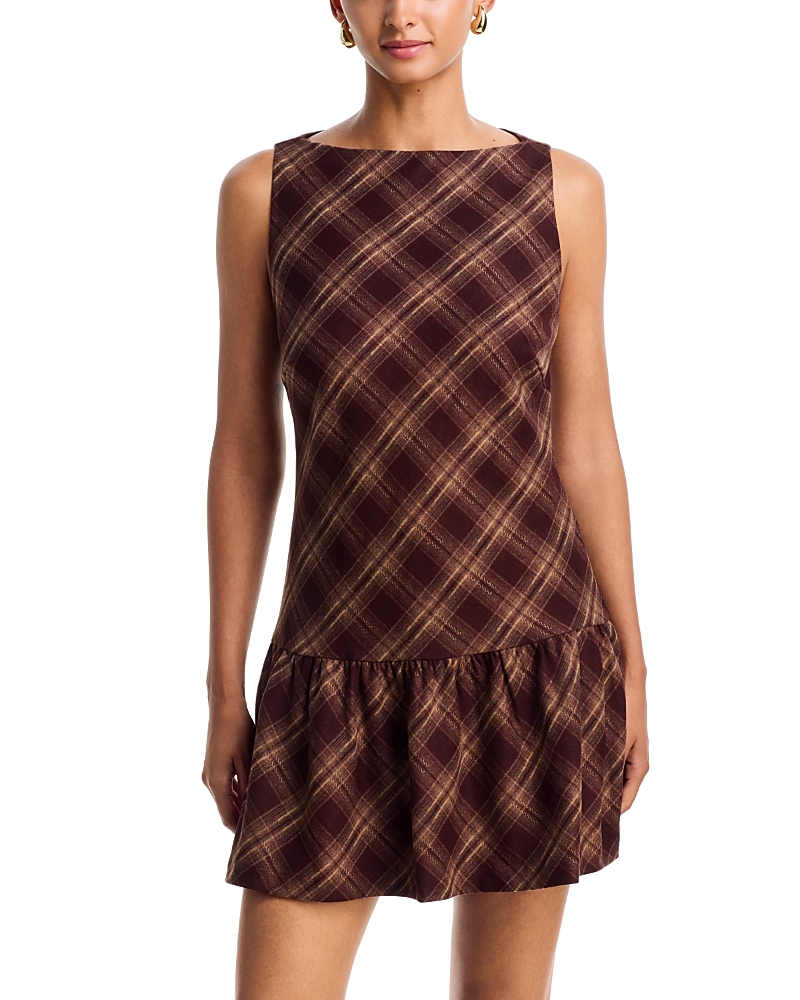 Aqua Drop Waist Sleeveless Mini Dress - Exclusive