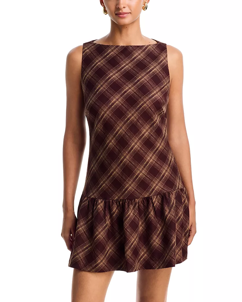 Aqua Drop Waist Sleeveless Mini Dress - Exclusive