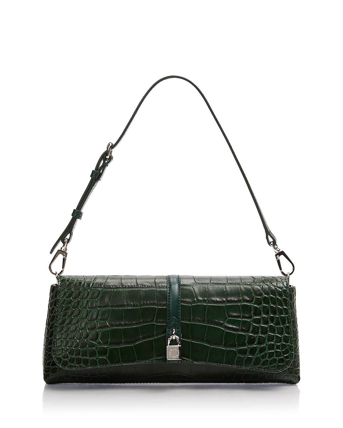 Stella McCartney Ryder Croc Embossed Pouchette