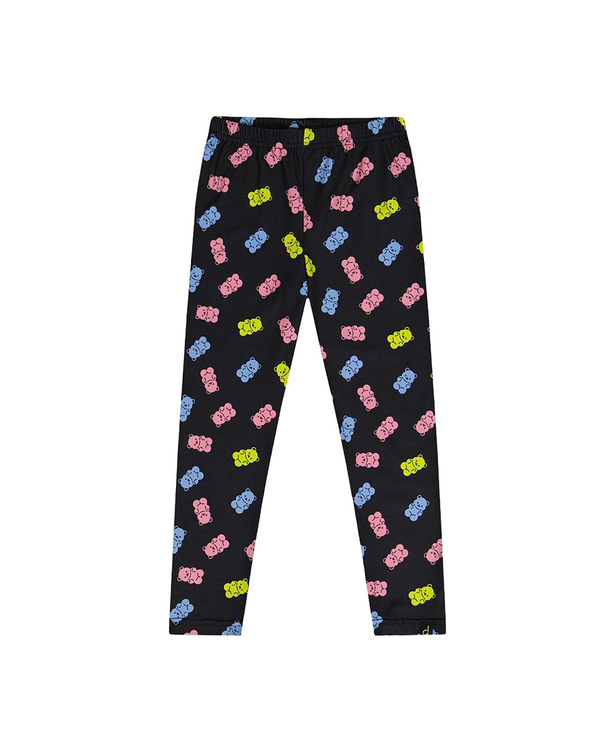 Deux par Deux Girls' Gummy Bears Elastic Waistband Leggings - Little Kid