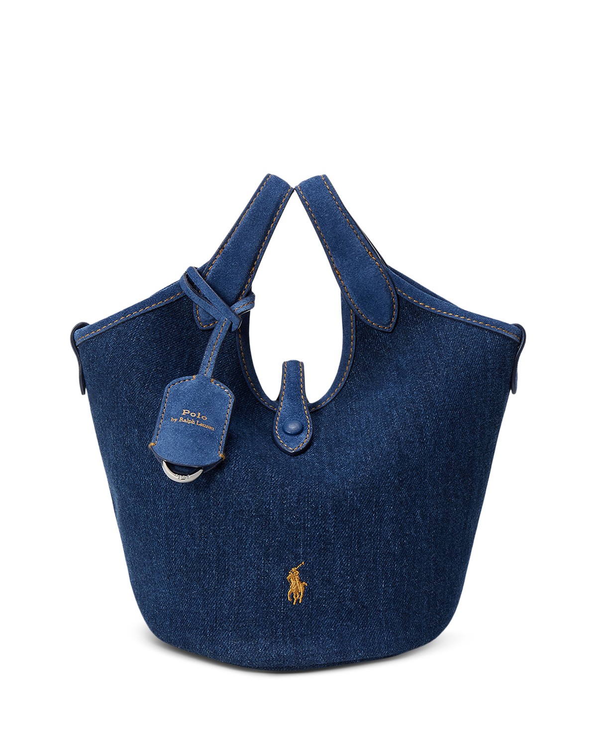 Polo Play Small Denim Tote Bag