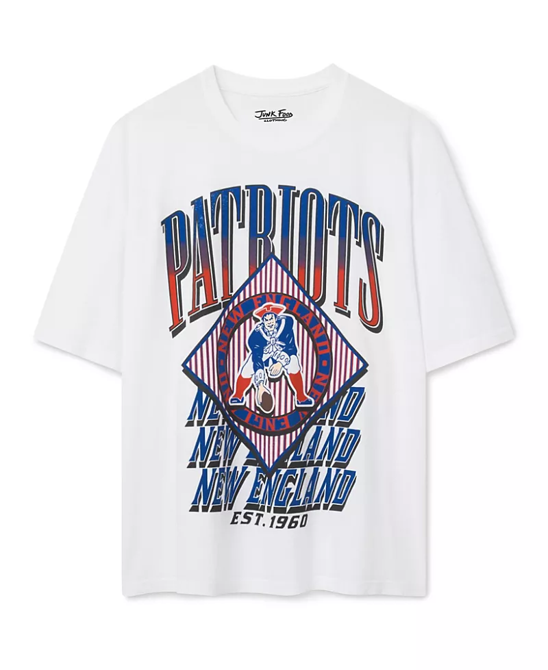 Junk Food Clothing Women's New England Patriots Oversized Tee