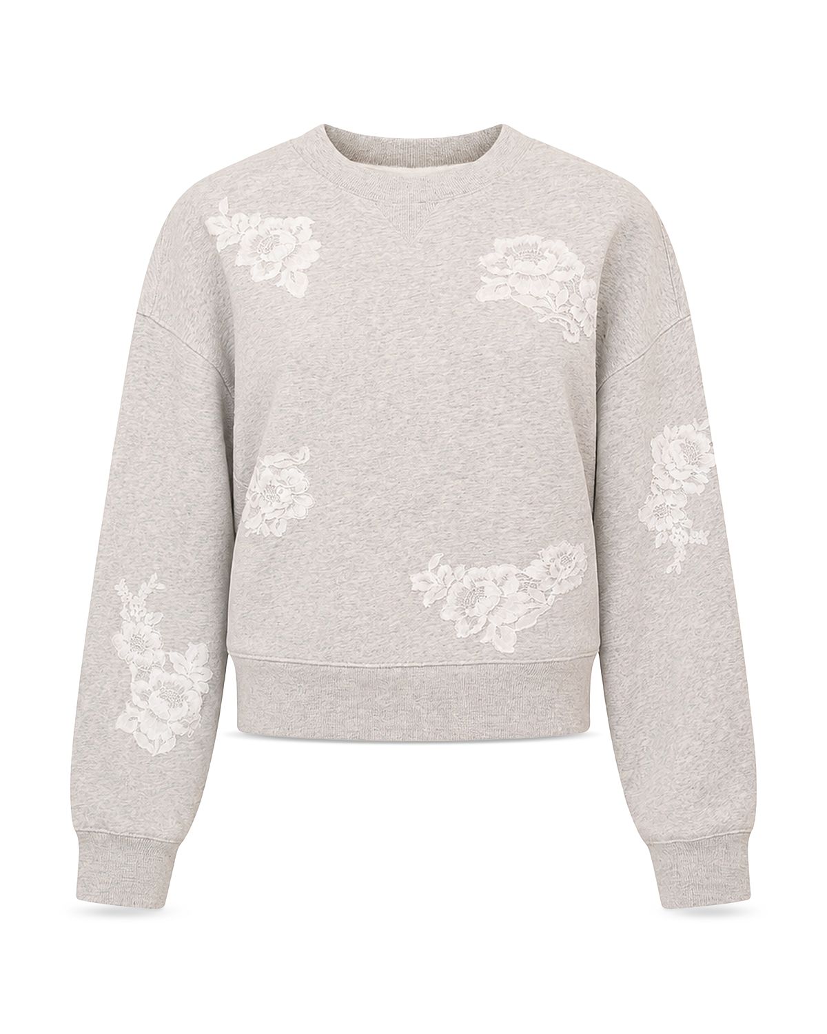 LoveShackFancy Girls' Merrily Tween Floral Pullover Sweater - Big Kid