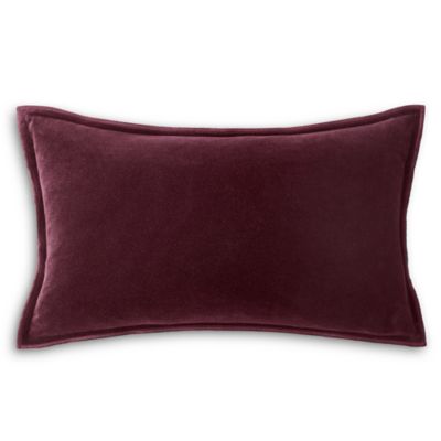 Harewood Velvet Boudoir Pillow, 12" x 20"