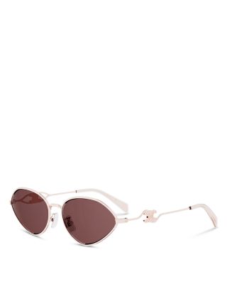 Bordeaux Oval Sunglasses, 58mm
