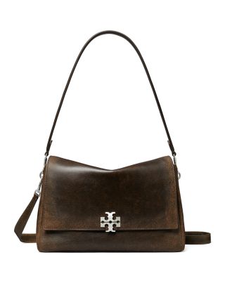 Charlie Distressed Leather Shoulder Bag