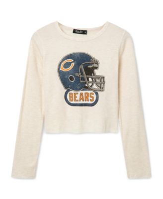  Women's NFL Chicago Bears Helmet Crop Thermal