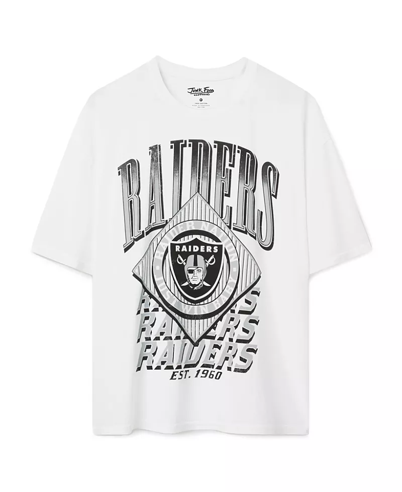 Junk Food Clothing Women's Las Vegas Raiders Oversized Tee