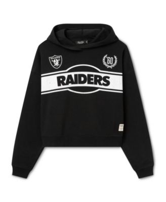 Junk Food Clothing Women's Las Vegas Raiders Oversized Crop Hoodie