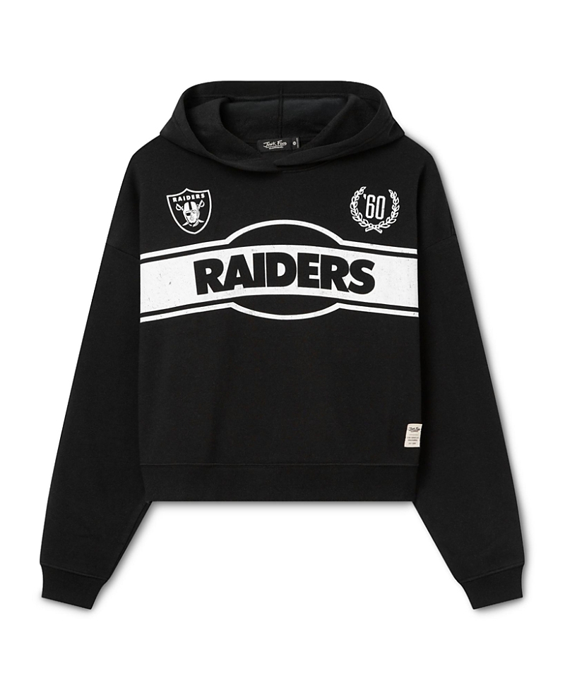 Junk Food Clothing Women's Las Vegas Raiders Oversized Crop Hoodie