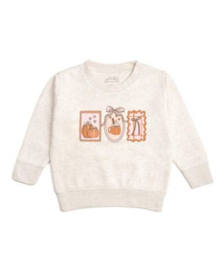 Girls' Pumpkin Cameo Sweatshirt - Big Kid