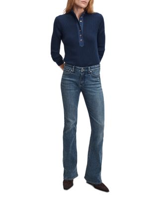 Kinsley Low Rise Cotton Stretch Full Bootcut Jeans in Sadie - thumbnail 5