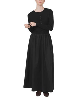 Mixed Media Maxi Dress - thumbnail 2