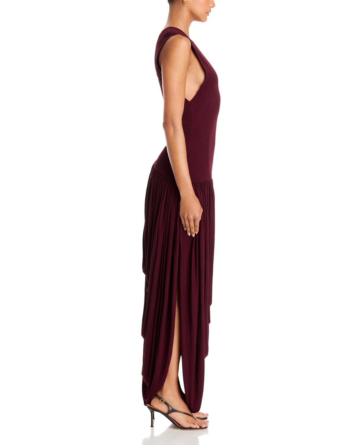 Mila One Shoulder Draped Dress