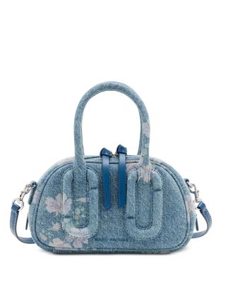 Babe Mini Denim Top Handle Bag