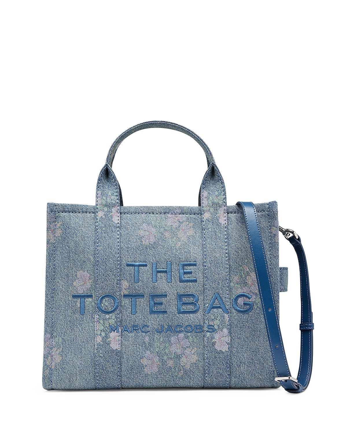 Marc Jacobs Medium Antique Flower Denim Tote Bag