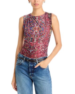 Elizeth Sleeveless Mesh Top