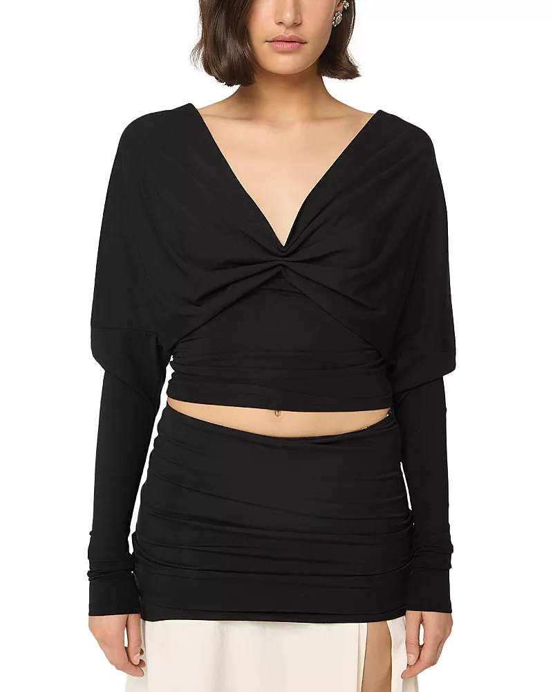 The Line by K Selvie Pleated Batwing Top