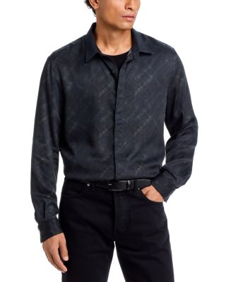 Rodney Modal Abstract Crosshatch Shirt