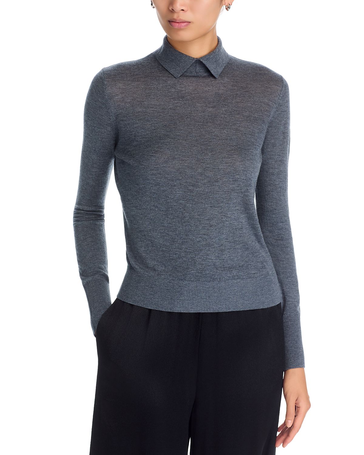 Kobi Halperin Karli Collared Marled Sweater