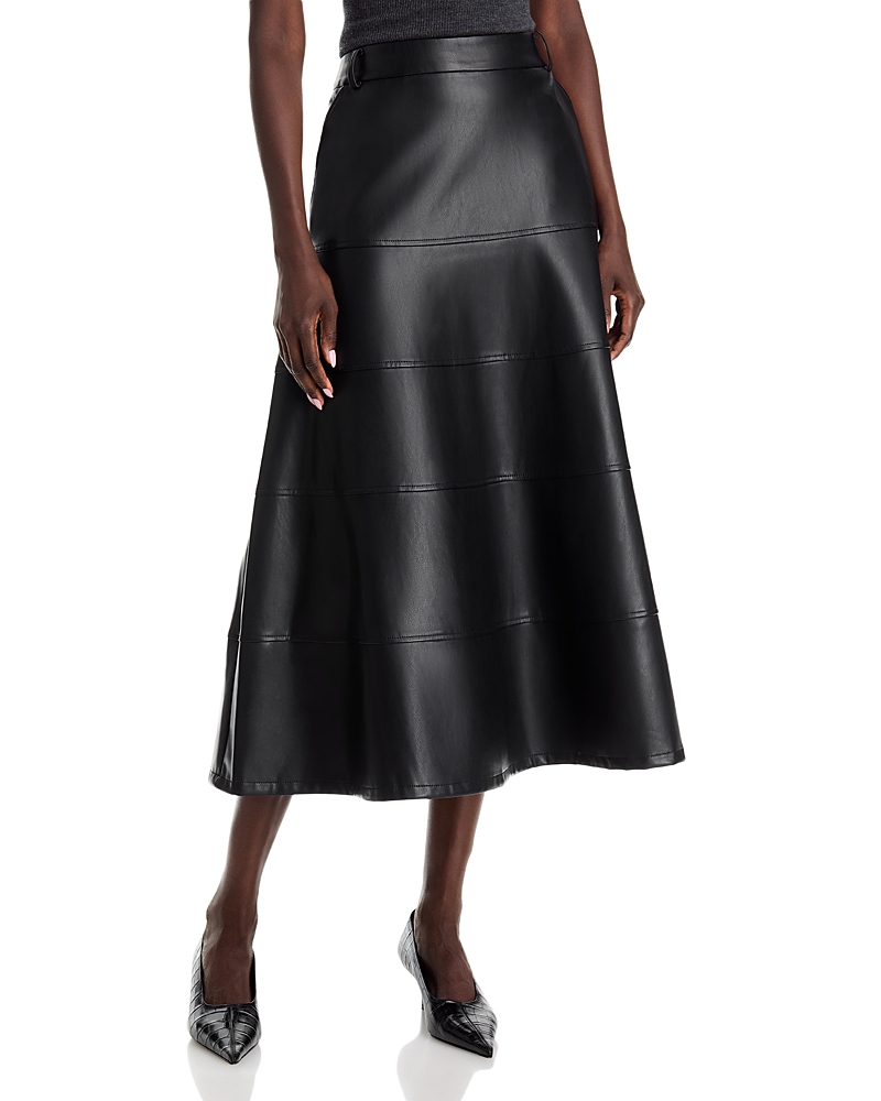 Dolce Cabo Faux Leather Full Circle Skirt