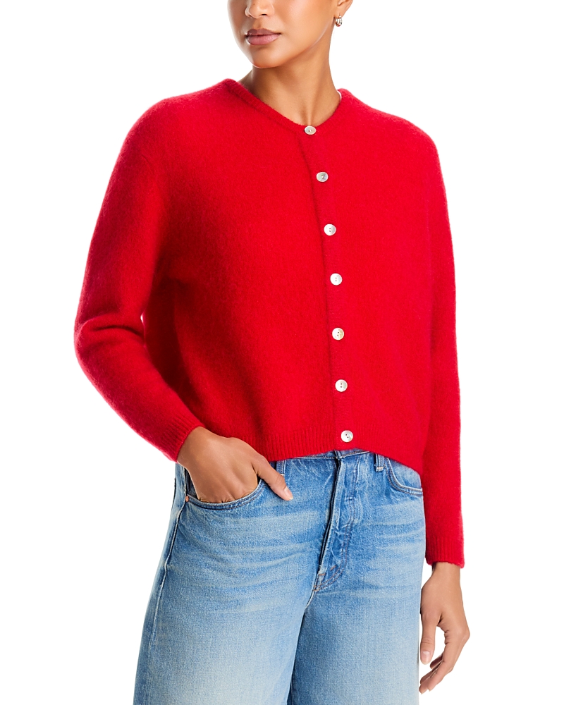 American Vintage Round Neck Buttoned Ball Cardigan