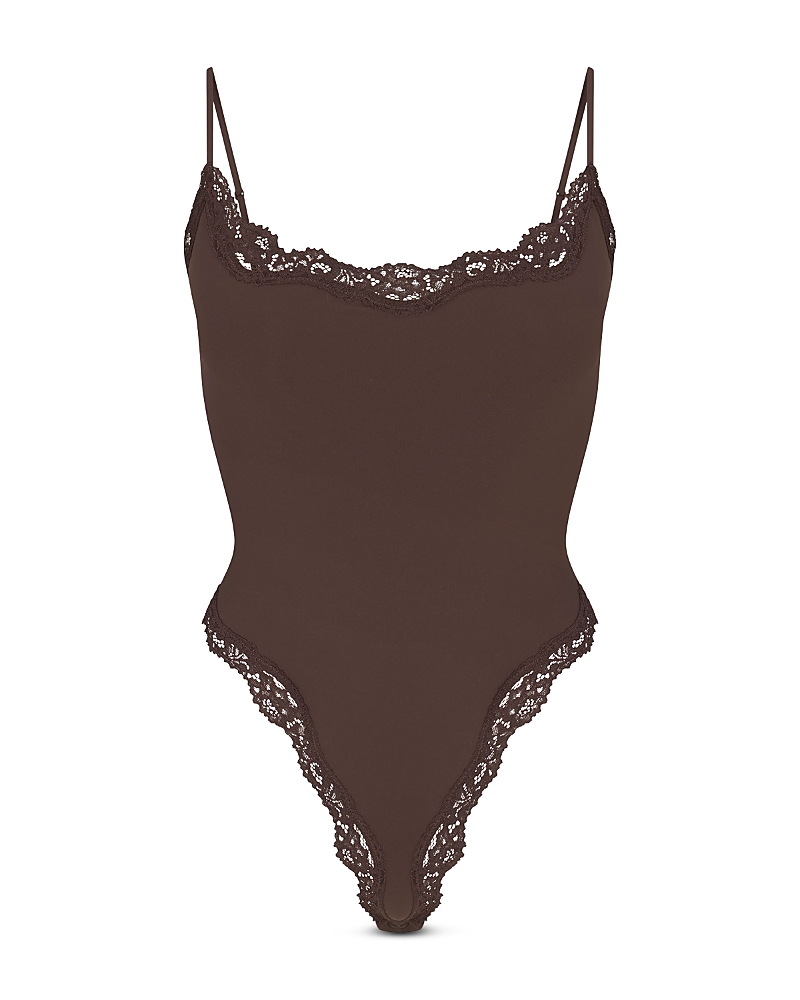 Skims Fits Everybody Lace Cami Thong Bodysuit