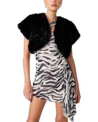 Jalen Faux Fur Bolero