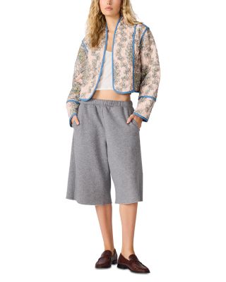 Adalynn Cotton Quilted Open Front Jacket