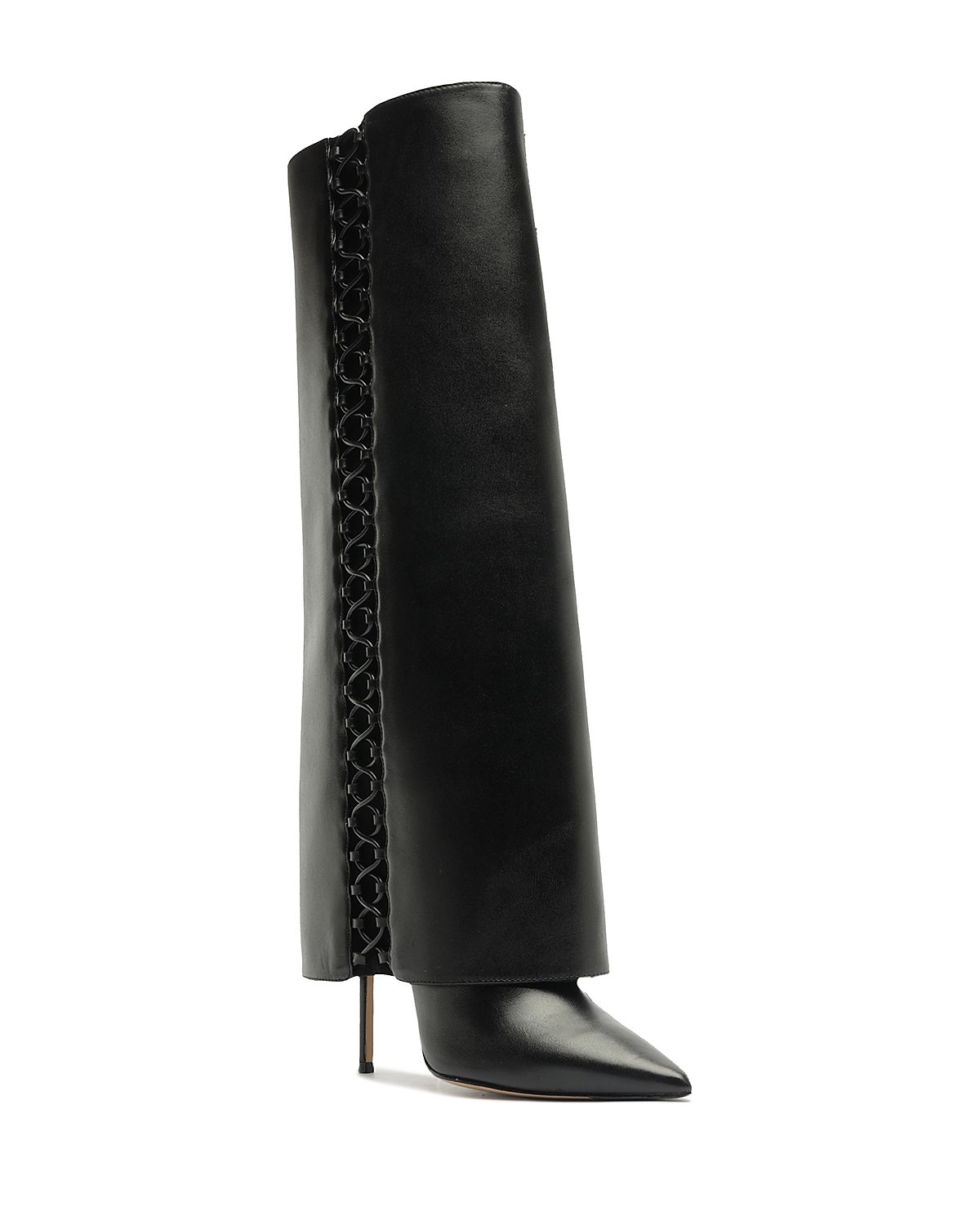 Alexandre Birman Women's Holly Leather Knee High High Heel Boots