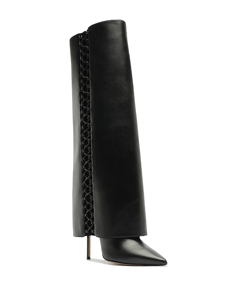 Alexandre Birman Women's Holly Leather Knee High High Heel Boots