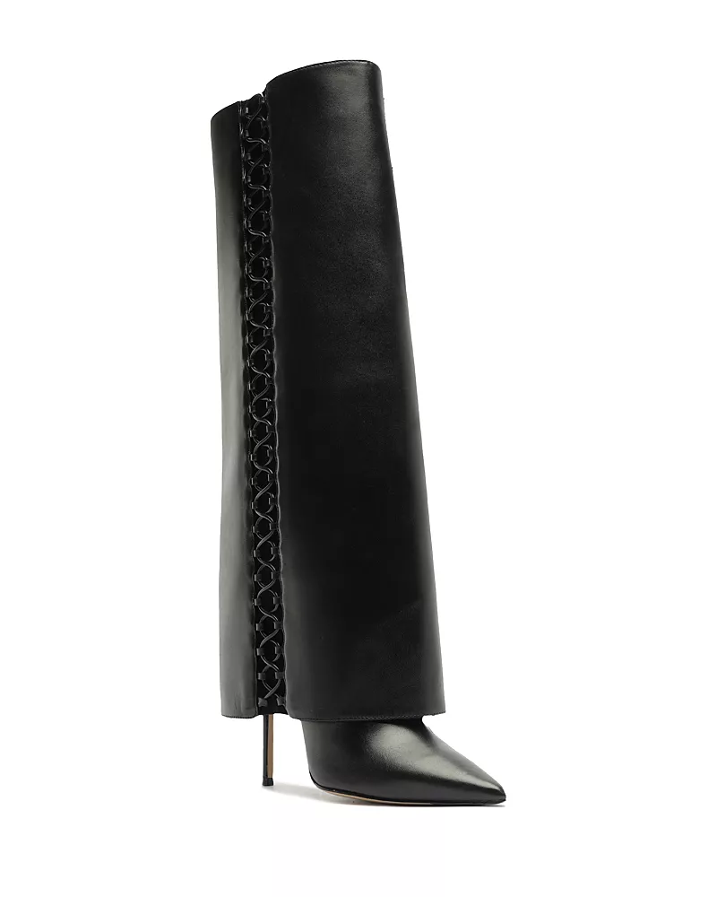 Alexandre Birman Women's Holly Leather Knee High High Heel Boots