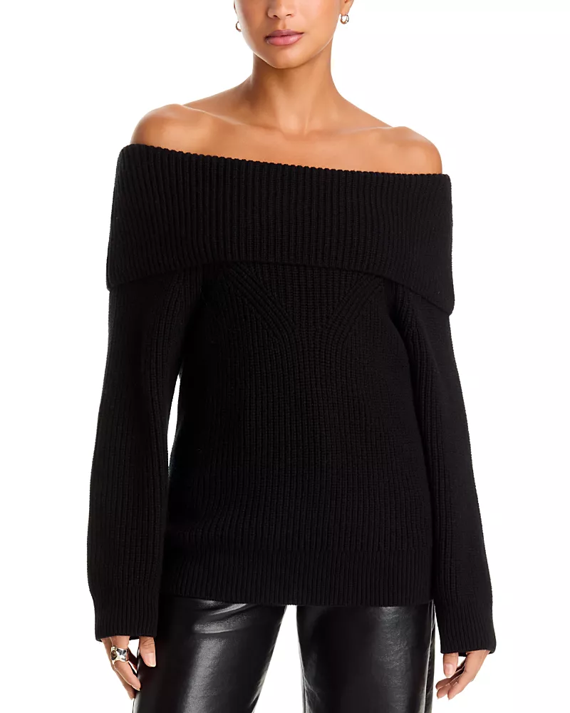 Paige Mazzi Off-the-Shoulder Pullover