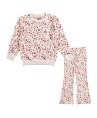 Girls' Berry Floral Sweatshirt & Flare Legging Set - Baby