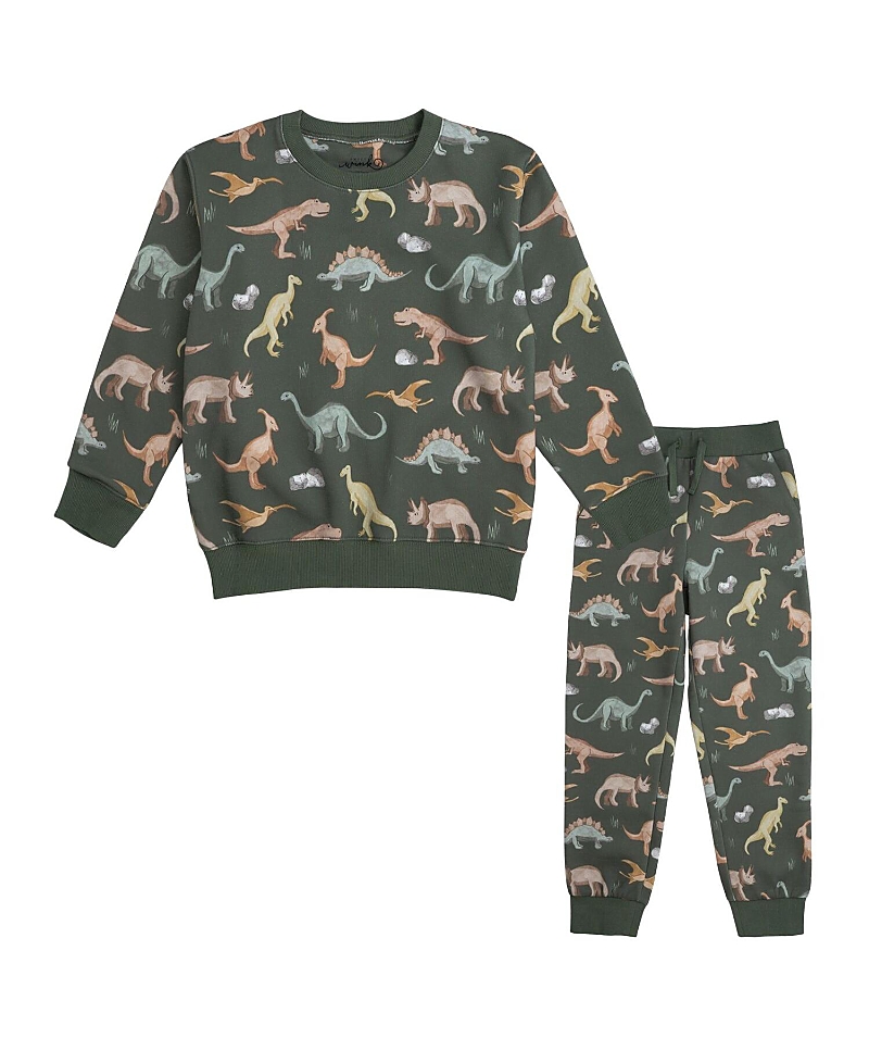 Sweet Wink Boys' Dinosaurs Rock Sweatshirt & Jogger Set - Baby