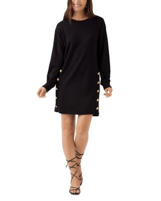 Karen Kane Button Detail Knit Shift Dress