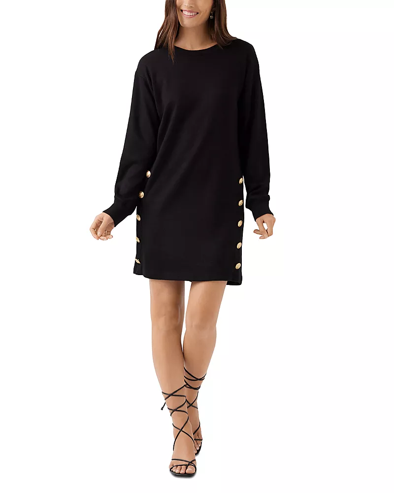 Karen Kane Button Detail Knit Shift Dress