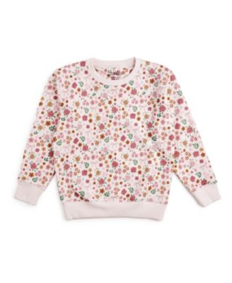 Girls' Berry Floral Sweatshirt - Little Kid