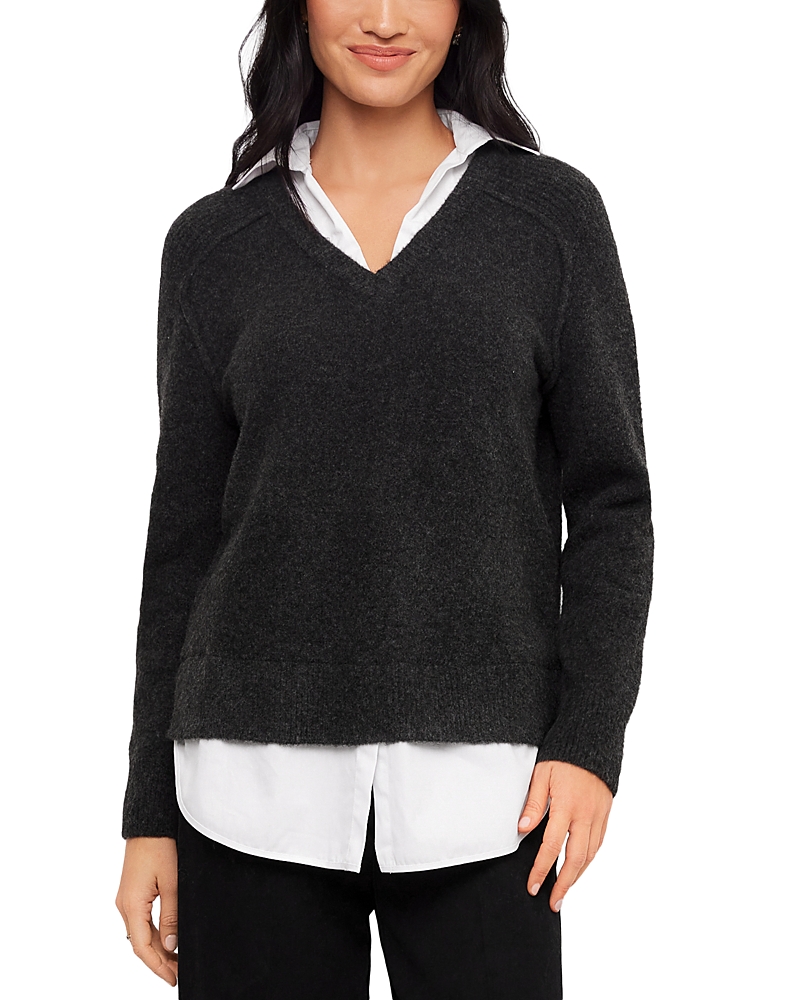 Karen Kane Layered Look Relaxed Sweater