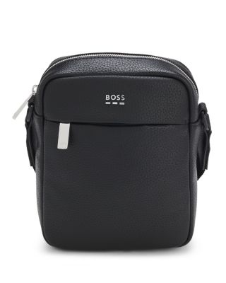 Ray Pebble Logo Zip Reporter Bag