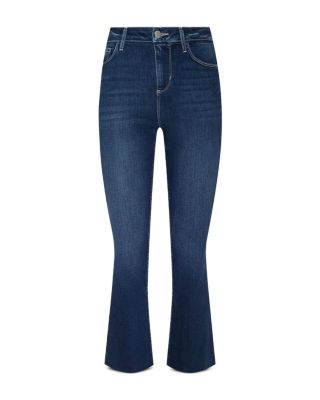 Kendra High Rise Crop Flared Jeans in Nevada