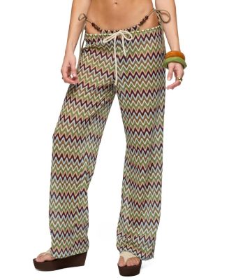 Edikted Mindee Zigzag Crochet Pants